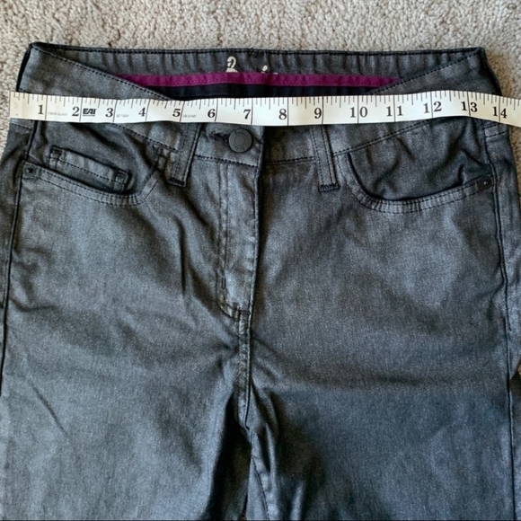 💫2 for $40 💫 Boden Metallic Skinny Jeans Women's size 5 Sparkly Black - Picture 4 of 12